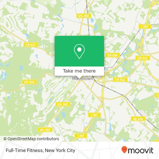 Mapa de Full-Time Fitness