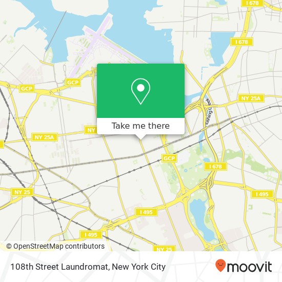 Mapa de 108th Street Laundromat