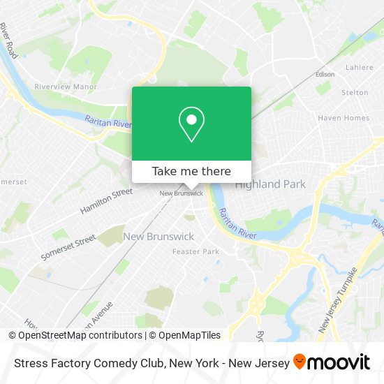 Stress Factory Comedy Club map