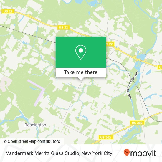 Mapa de Vandermark Merritt Glass Studio