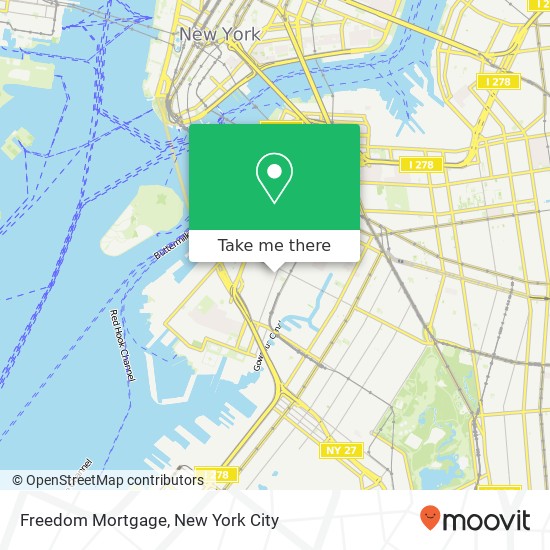 Mapa de Freedom Mortgage