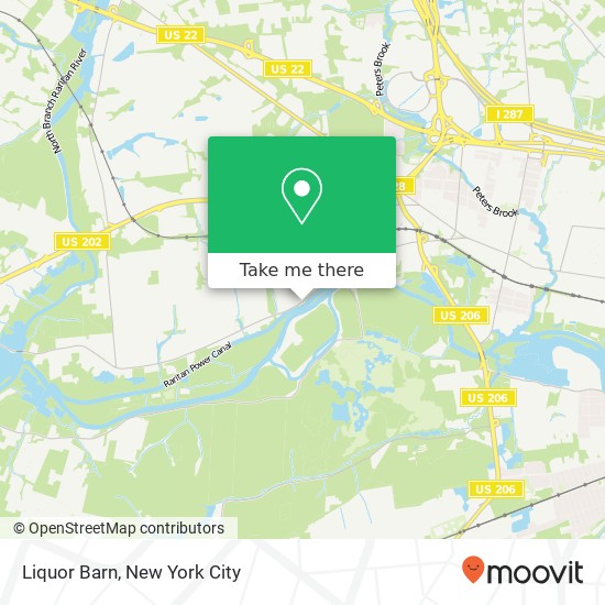 Liquor Barn map