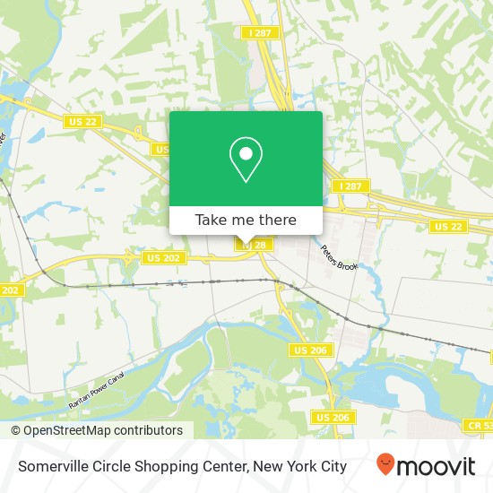 Mapa de Somerville Circle Shopping Center