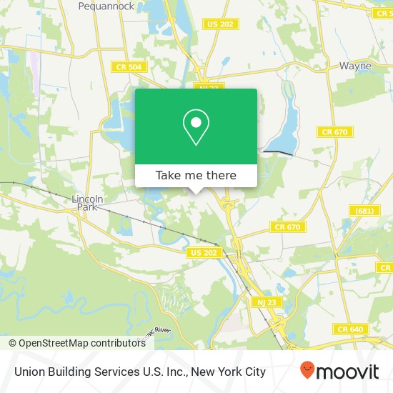 Union Building Services U.S. Inc. map