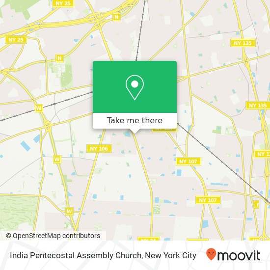 Mapa de India Pentecostal Assembly Church
