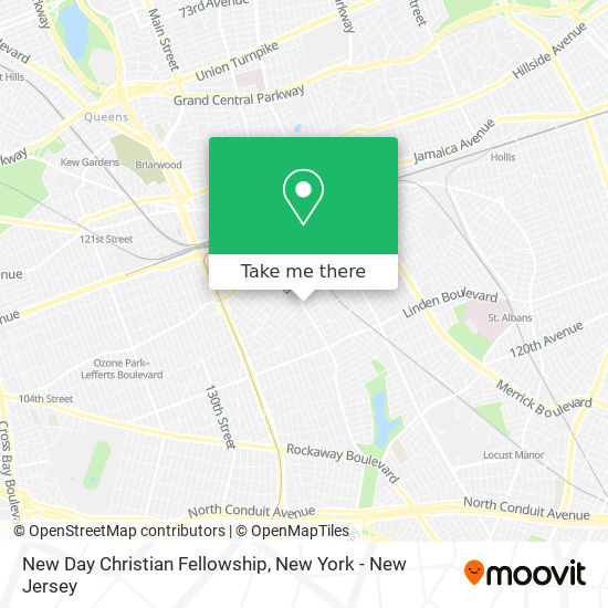 Mapa de New Day Christian Fellowship