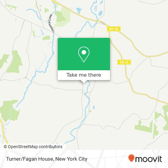 Mapa de Turner/Fagan House