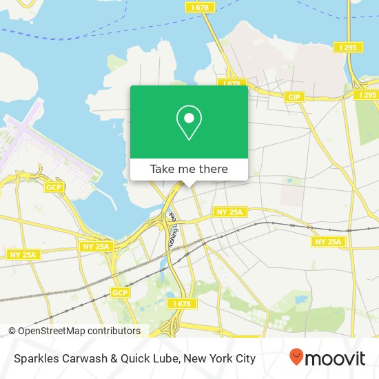 Mapa de Sparkles Carwash & Quick Lube