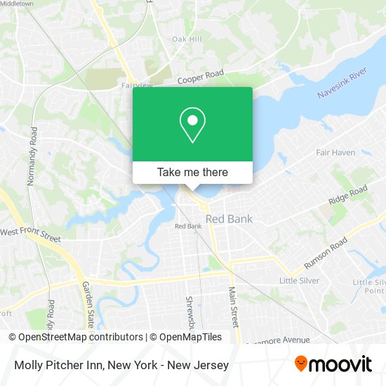 Molly Pitcher Inn map