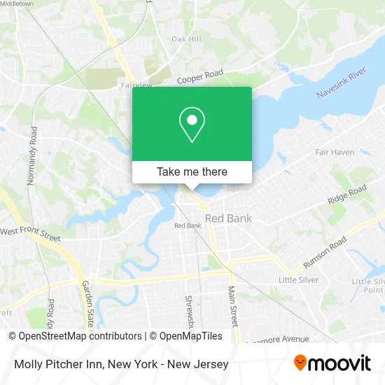 Molly Pitcher Inn map