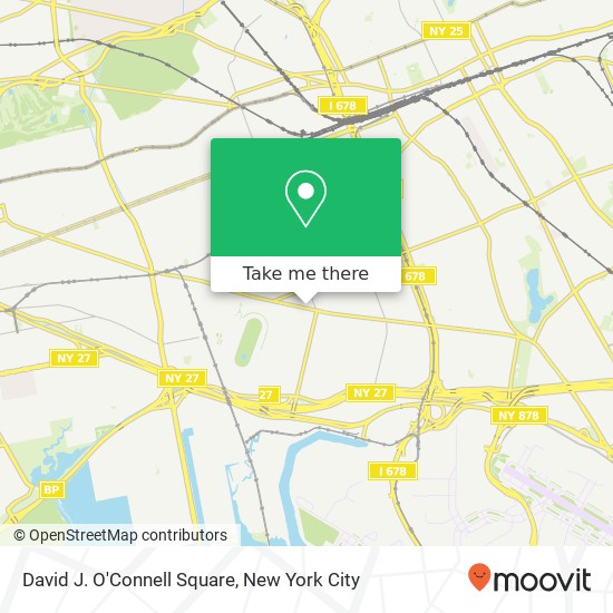 Mapa de David J. O'Connell Square