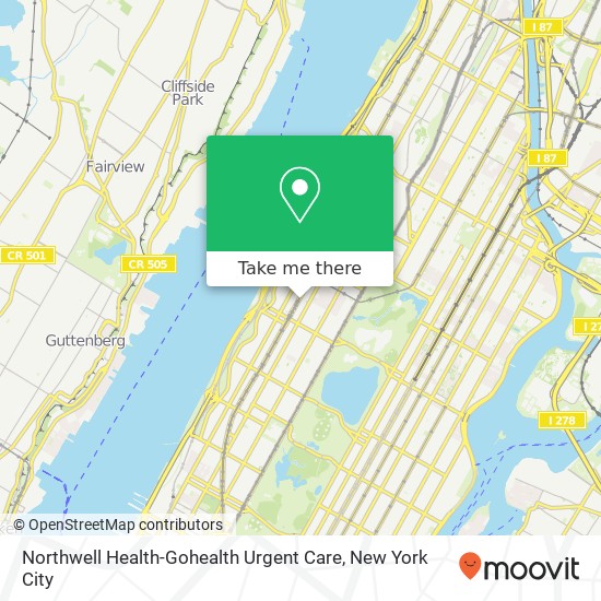 Northwell Health-Gohealth Urgent Care map