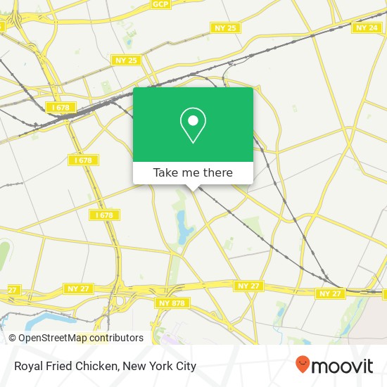 Royal Fried Chicken map