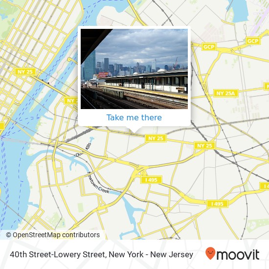 40th Street-Lowery Street map