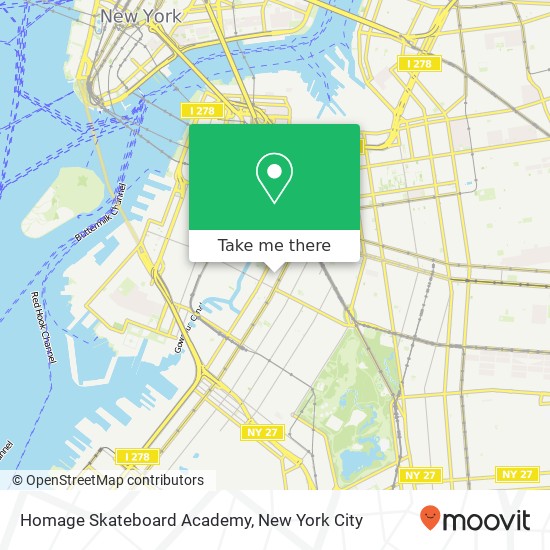 Homage Skateboard Academy map