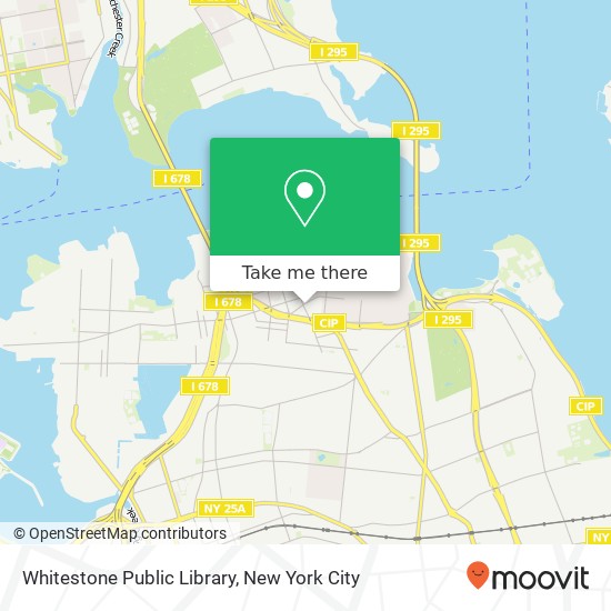 Whitestone Public Library map