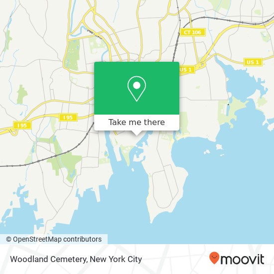 Mapa de Woodland Cemetery