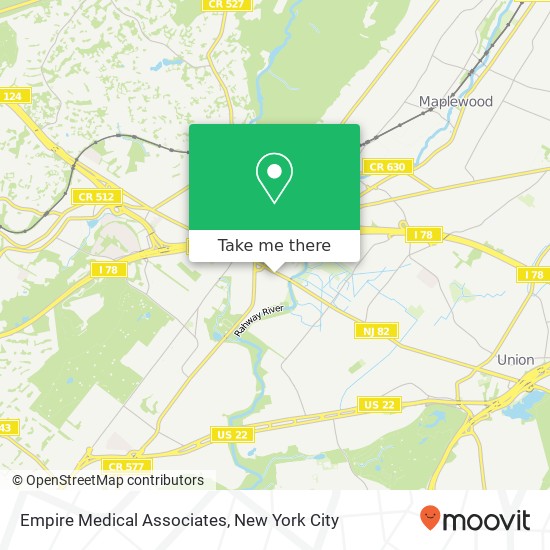 Empire Medical Associates map