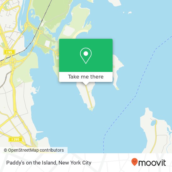 Paddy's on the Island map