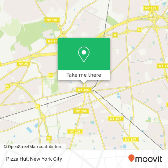 Pizza Hut map