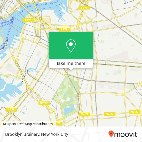 Mapa de Brooklyn Brainery