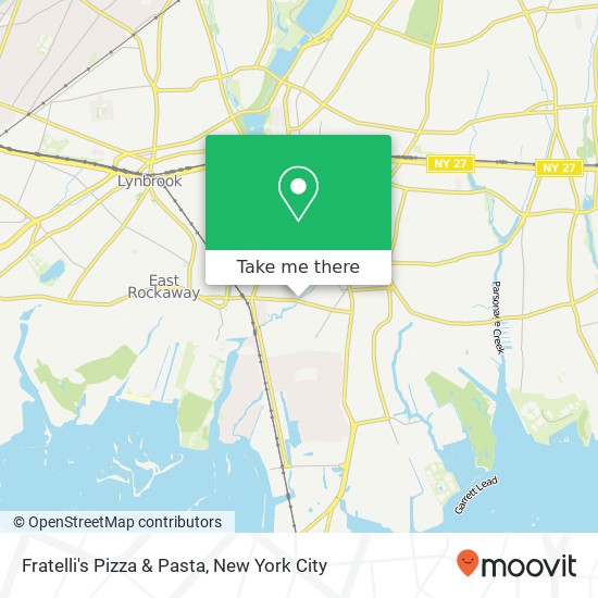 Fratelli's Pizza & Pasta map