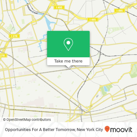 Opportunities For A Better Tomorrow map