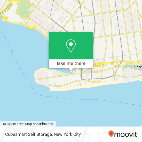 Mapa de Cubesmart Self Storage