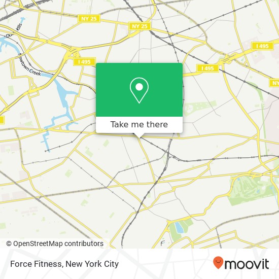 Force Fitness map