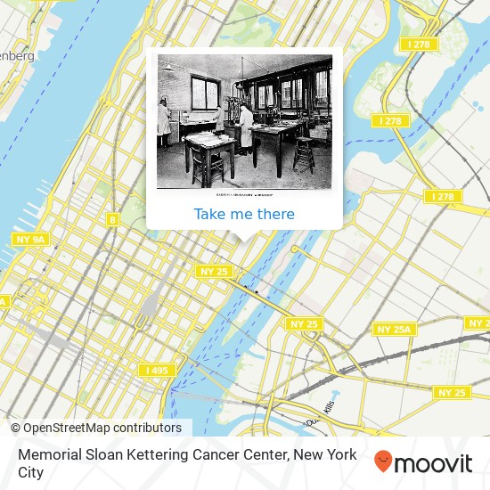 Mapa de Memorial Sloan Kettering Cancer Center