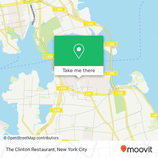 The Clinton Restaurant map