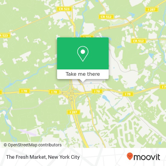The Fresh Market map