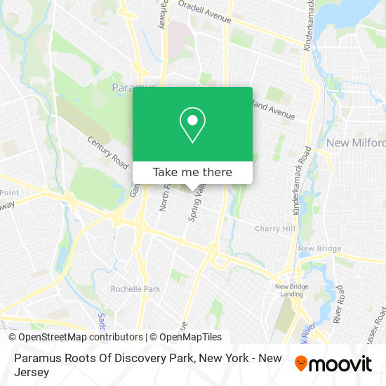 Paramus Roots Of Discovery Park map