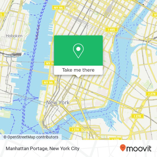 Manhattan Portage map