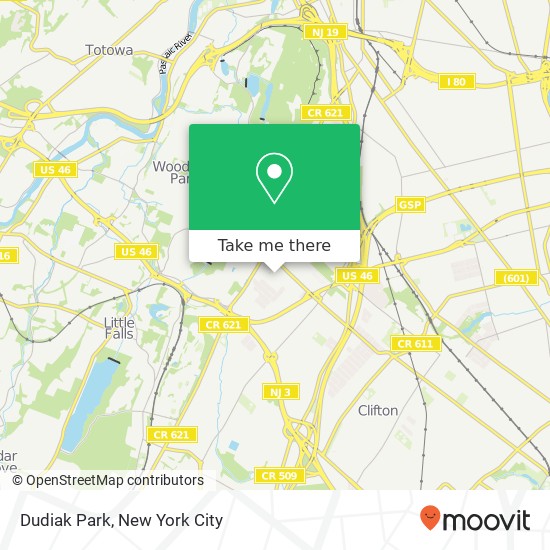 Dudiak Park map