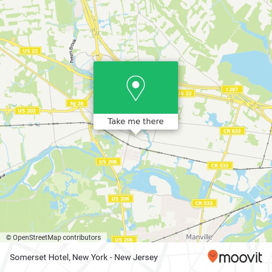 Somerset Hotel map