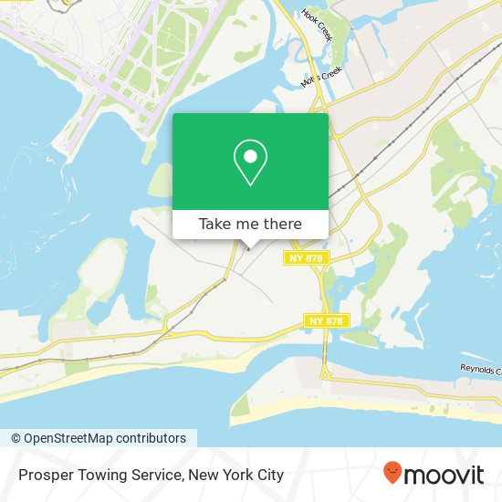 Prosper Towing Service map