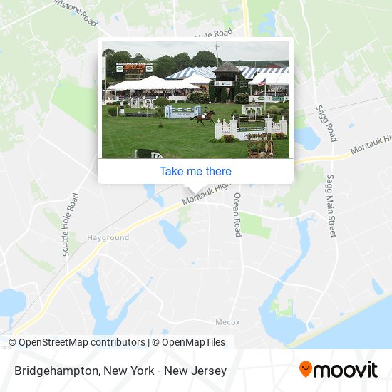 Bridgehampton map
