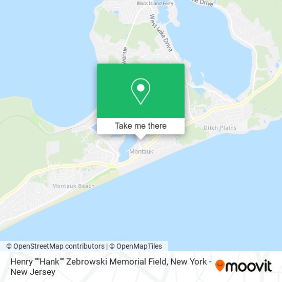 Henry ""Hank"" Zebrowski Memorial Field map