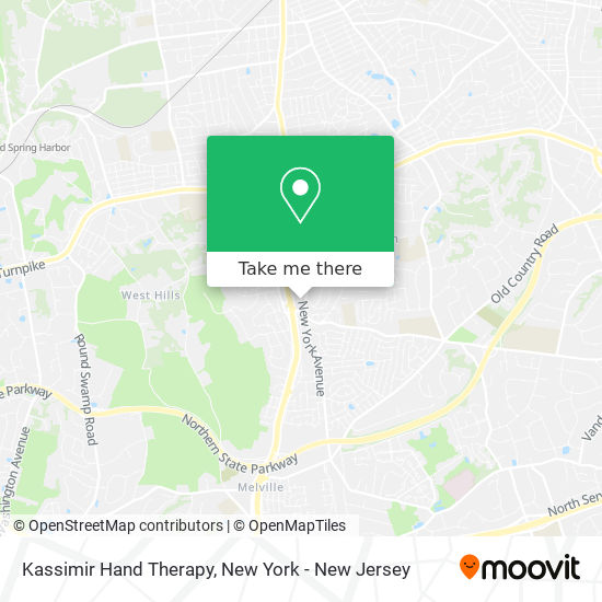 Kassimir Hand Therapy map