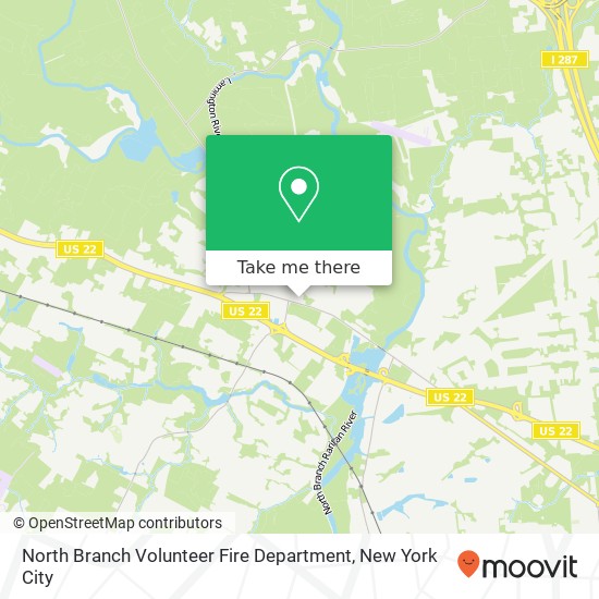 Mapa de North Branch Volunteer Fire Department