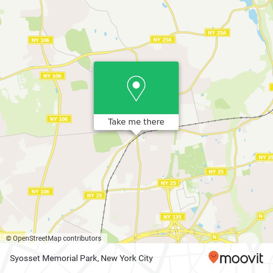 Syosset Memorial Park map