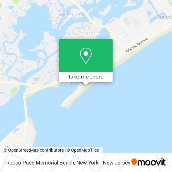 Rocco Pace Memorial Bench map