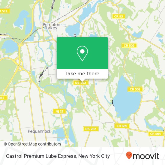 Castrol Premium Lube Express map