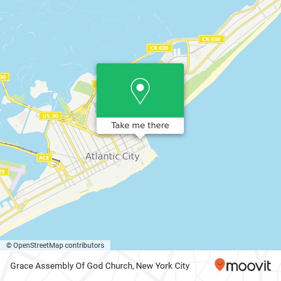 Mapa de Grace Assembly Of God Church