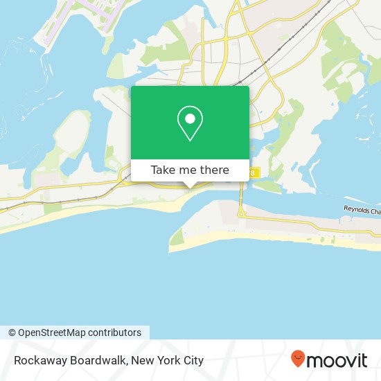 Mapa de Rockaway Boardwalk