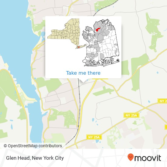 Glen Head map
