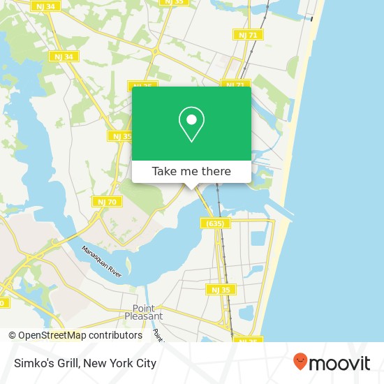 Simko's Grill map