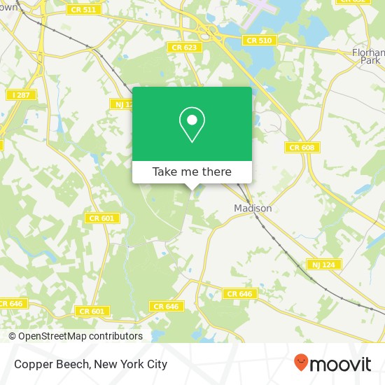 Copper Beech map