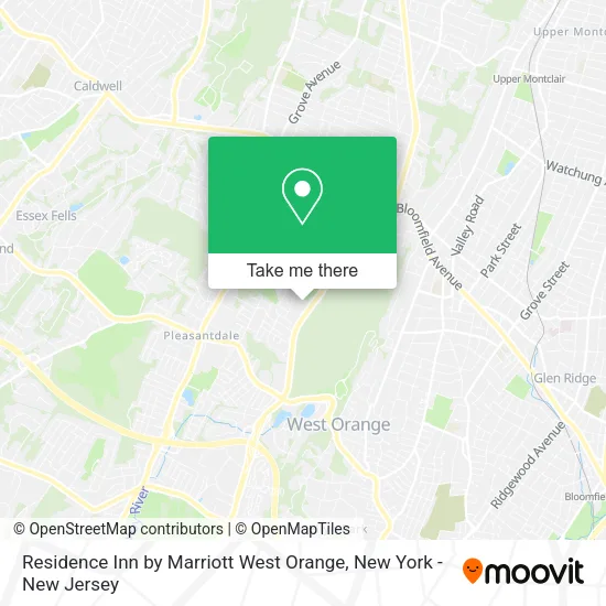 Residence Inn by Marriott West Orange map